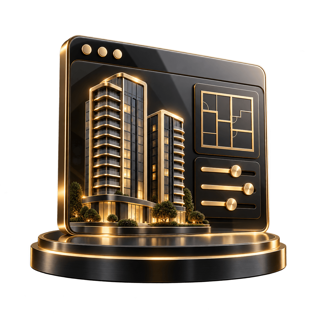 Minh hoạ dịch vụ Thiết kế website bất động sản